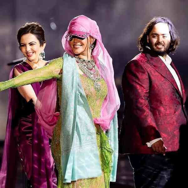 Rihanna, Nita Ambani, Anant Ambani