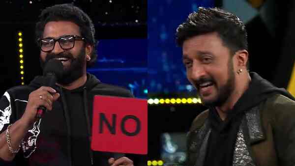 Bigg Boss Kannada OTT: Rishab Shetty has Kiccha Sudeep in splits during the Sunday Special visit!