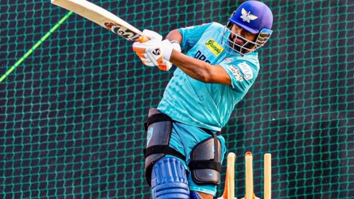 Watch: Rishabh Pant mimics MS Dhoni during IPL 2025 practice session