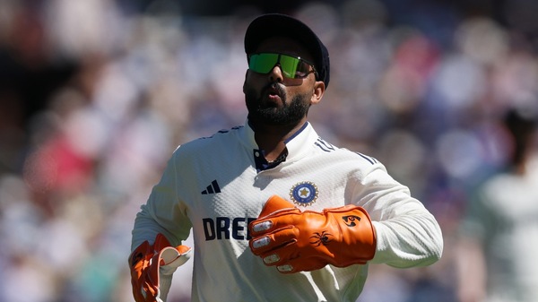 Rishabh Pant got hit on his left index finger during the Lord's test