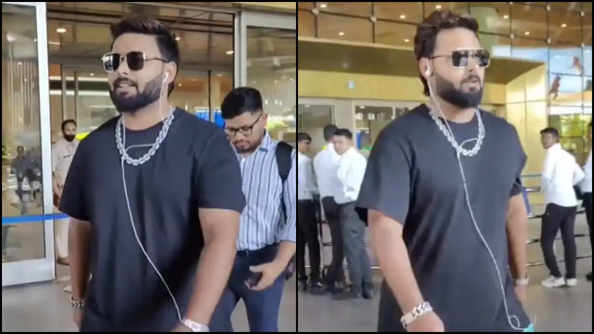 Rishabh Pant takes selfies with fans at Mumbai airport, video goes viral