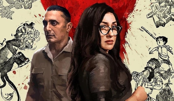 Rituparna Sengupta and Rahul Bose in Madam Sengupta