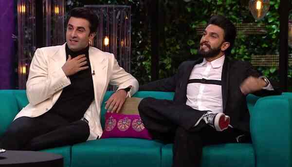 Koffee With Karan: When birthday boy Ranveer Singh called Karan Johar a 'ken doll' in front of Ranbir Kapoor