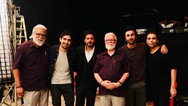 Team Rocketry shares BTS picture featuring SRK, Ranbir, Karan Johar, Ayan with Madhavan and Nambi Narayanan