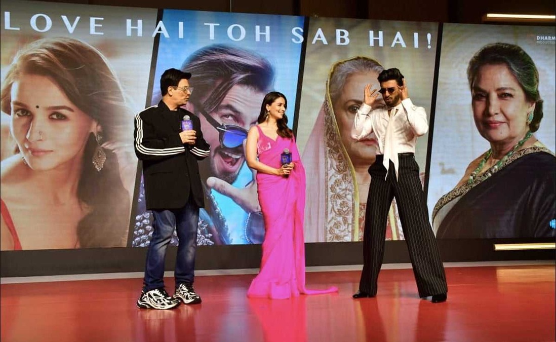 Ranveer Singh on Deepika Padukone’s reaction to the film RARKPK: ‘She was laughing, crying, clapping, whistling and...’