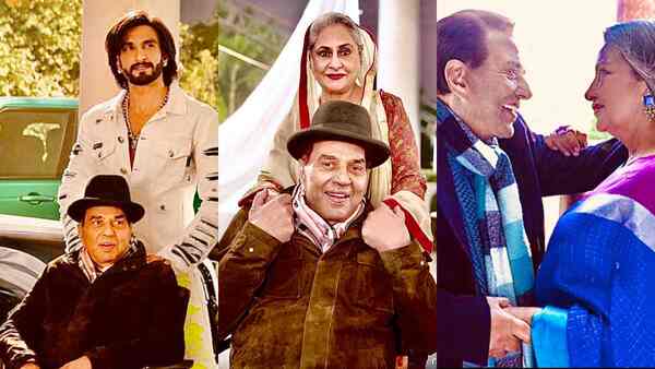 BTS of Rocky Aur Rani Kii Prem Kahaani: Dharmendra Deol smiles with Jaya Bachchan, Shabana Azmi, calls Ranveer Singh ‘a great actor’