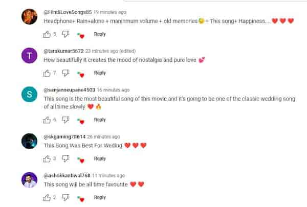 YouTube users love 'Kudmayi' song.