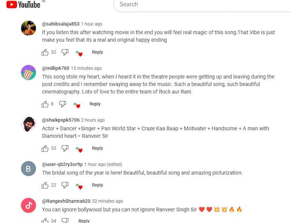 YouTube users love 'Kudmayi' song.