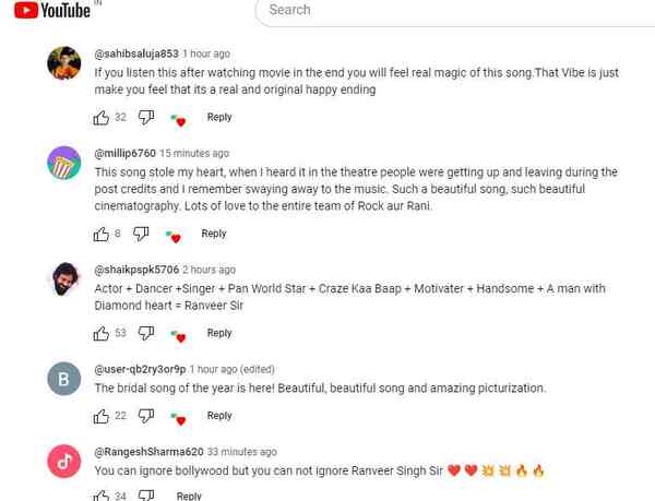 YouTube users love 'Kudmayi' song.