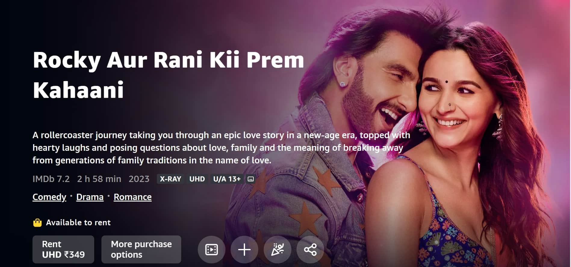 Rocky Aur Rani Kii Prem Kahaani on OTT Ranveer Singh Alia Bhatt s