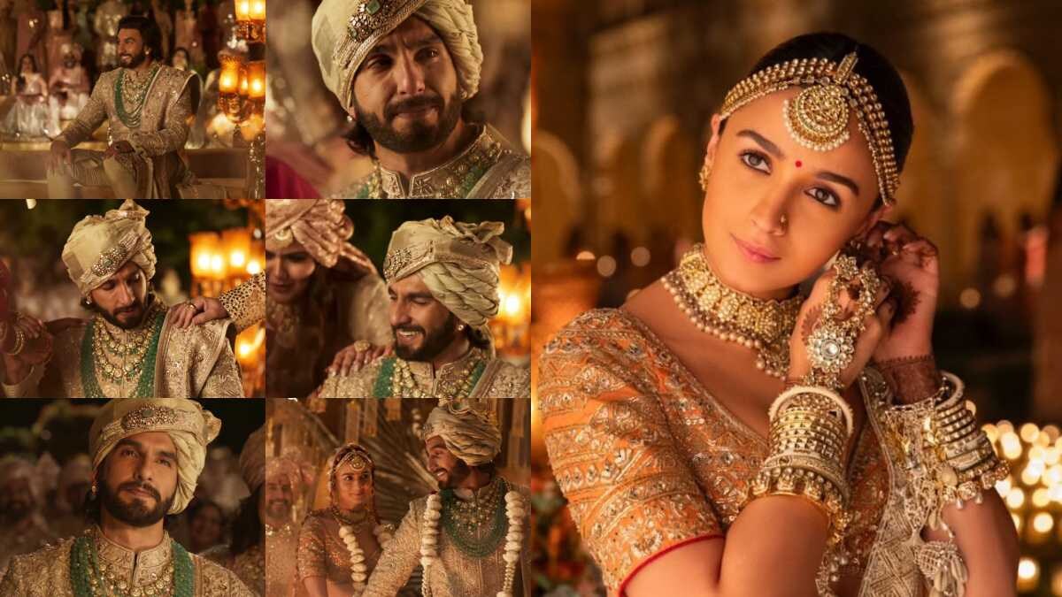 In pics: Ranveer Singh and Alia Bhatt's reel wedding looks from