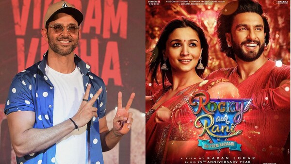 Hrithik Roshan terms Rocky Aur Rani Kii Prem Kahaani an ‘Indian entertainer’: ‘Will watch this one again’