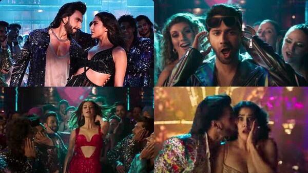 Heart Throb song: Ranveer Singh dances to his fullest alongside Varun Dhawan, Ananya Panday, Janhvi Kapoor and Sara Ali Khan; Watch RARKPK video