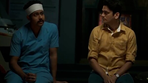 Rohan with Vijay Varma in a still from from the film