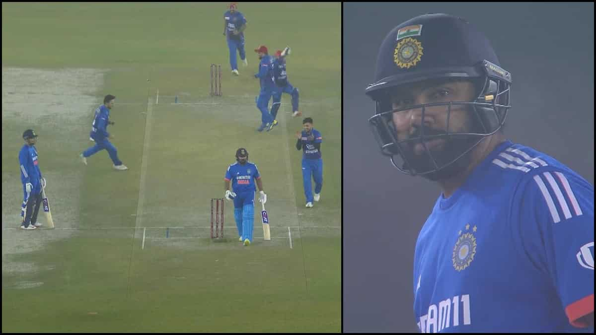 IND Vs AFG - In Rohit Sharma's Run-out, Who Was Wrong - Skipper Or ...