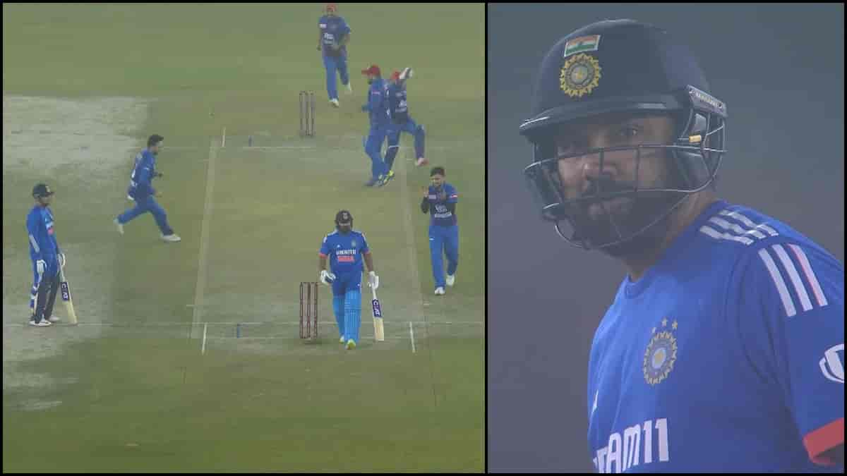 IND vs AFG - In Rohit Sharma's run-out, who was wrong - skipper or Shubman Gill? Netizens give their verdict