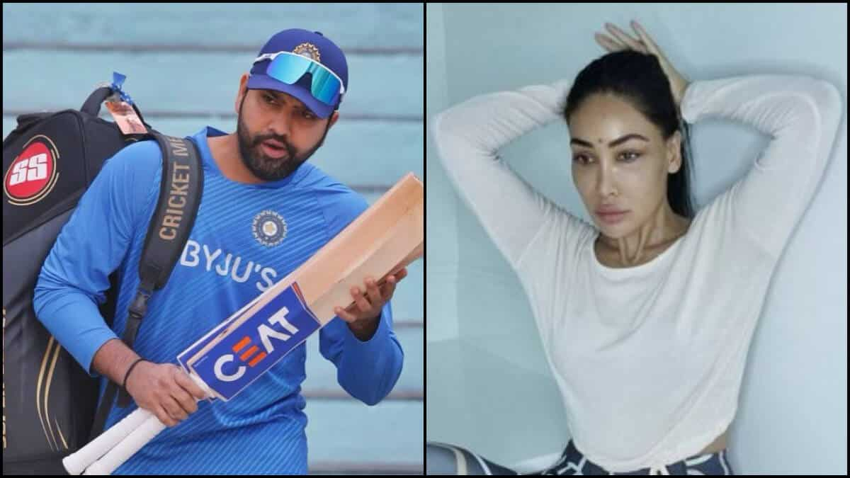 Rohit Sharma and Sofia Hayat