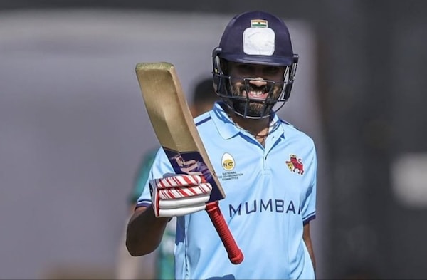 Rohit Sharma after his 150 in the first match against Sikkim.