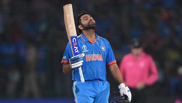 Rohit scored 5 centuries as the ODI captain. Image | BCCI on X