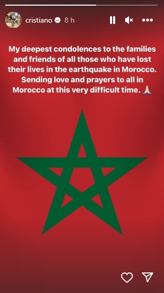 Cristiano Ronaldo’s Instagram Story