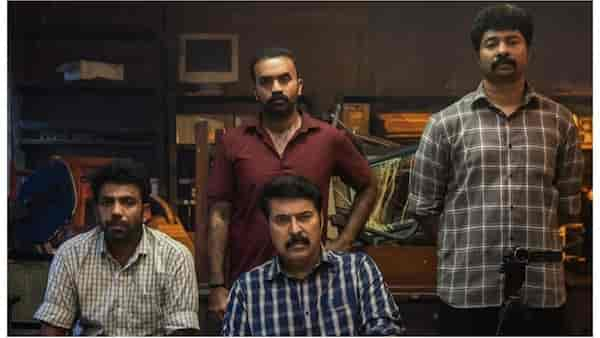 Rony David, Azeez Nedumangad, Mammootty and Shabaresh Varma