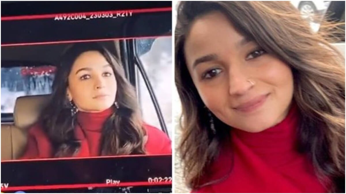 LEAKED: Alia Bhatt's photos and videos from the sets of Rocky Aur Rani Ki Prem Kahani in Kashmir go viral