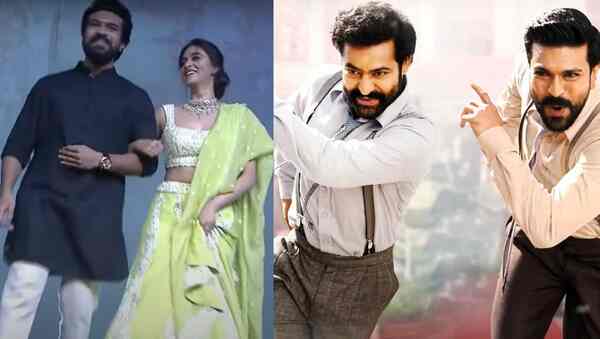 Ram Charan, Keerthy Suresh groove to Naatu Naatu at Good Luck Sakhi's pre-release event