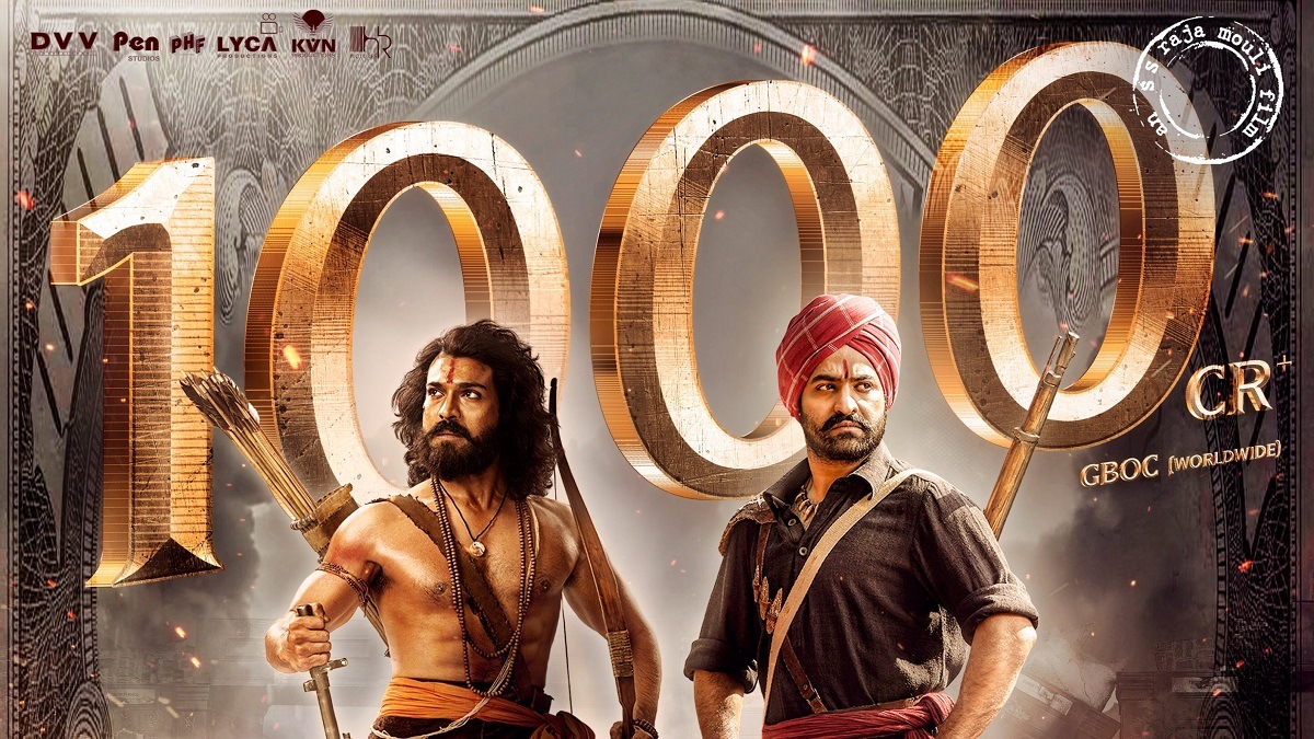 RRR: SS Rajamouli's film, featuring Ram Charan and Jr NTR breaks records, enters the Rs 1000 crore club
