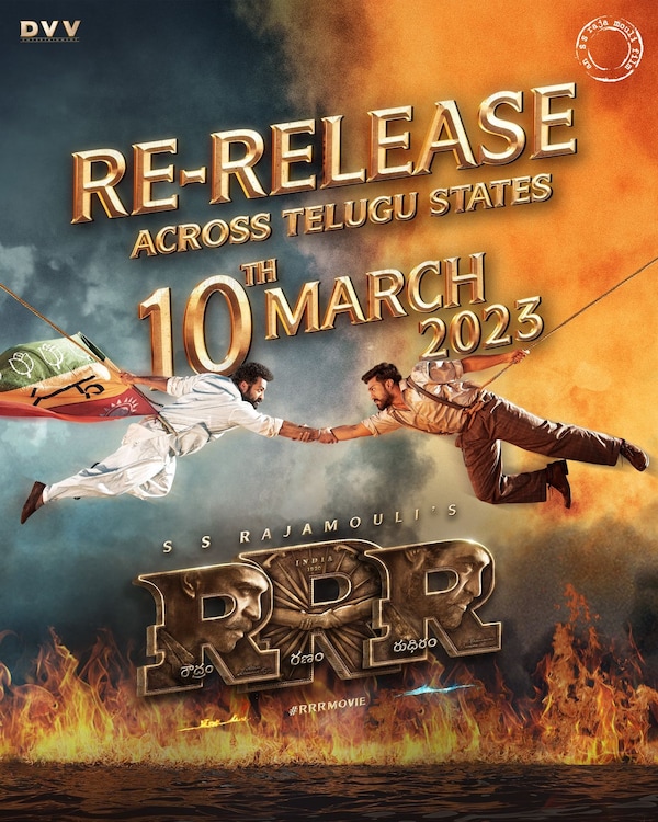 Ahead of Oscars 2023: Rajamouli, Ram Charan, NTR's RRR to re-release in Telugu