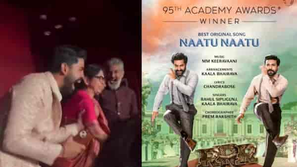 Watch: RRR director SS Rajamouli's first reaction as 'Naatu Naatu' wins Oscars