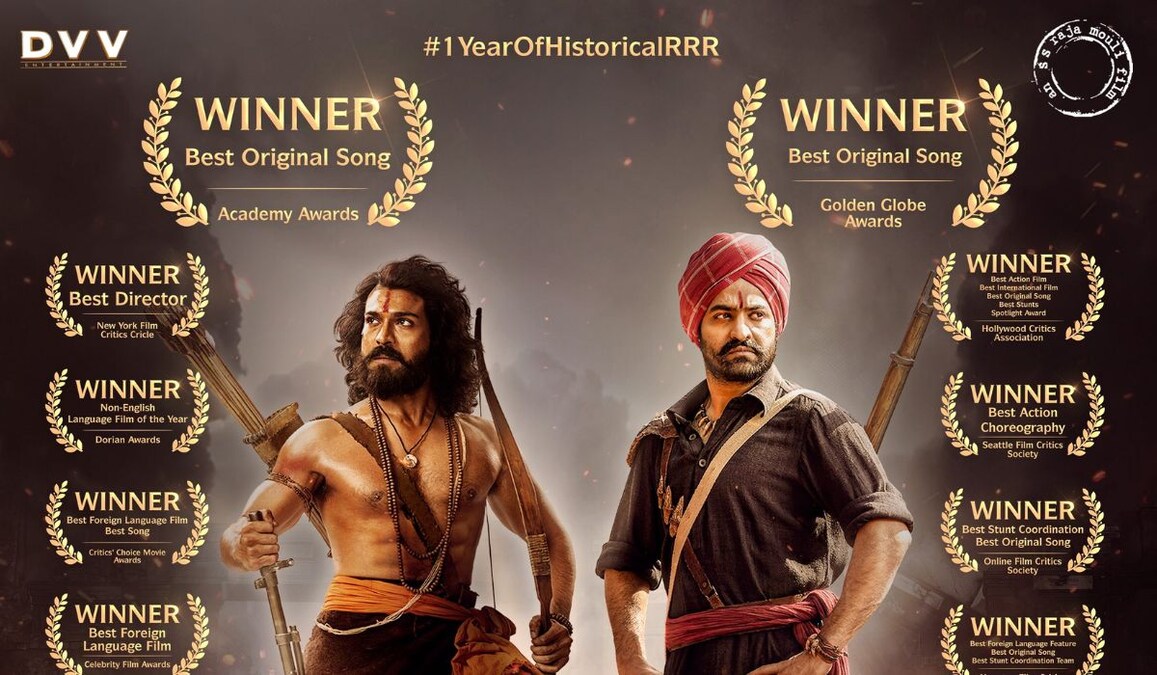 RRR's re-release trailer gets nominated at the Golden Trailer Award ...