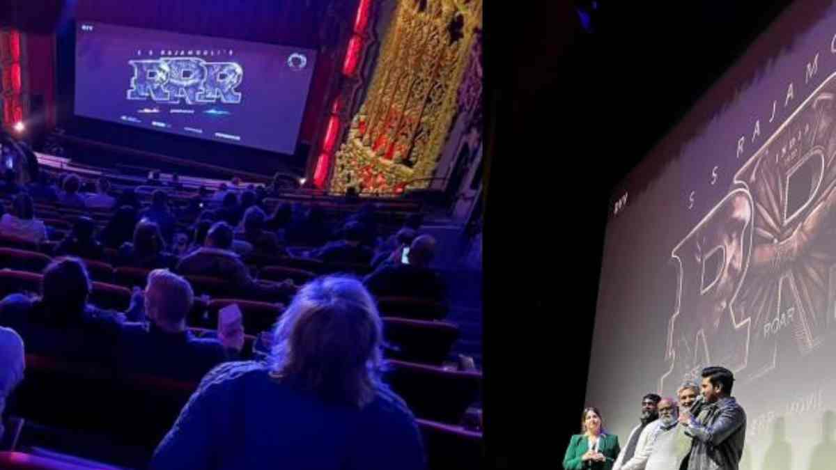 Viral video: Hundreds of fans line up to watch RRR in 'world's largest screening' in LA ahead of Oscars