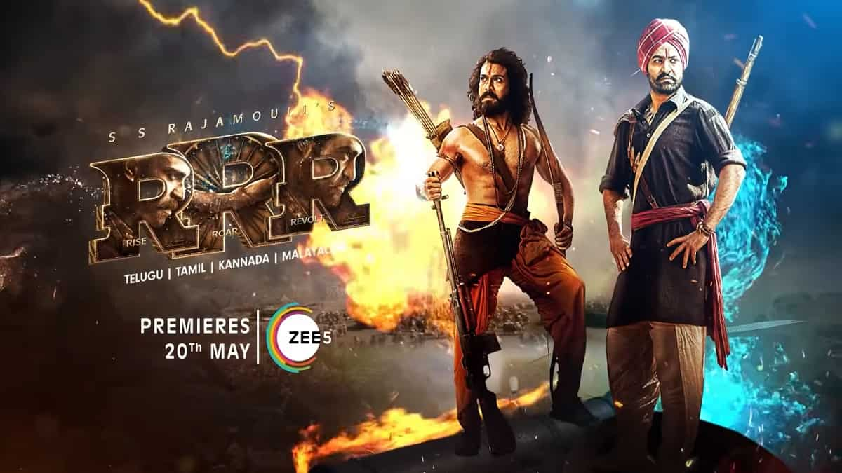 RRR OTT release trailer: ZEE5's slick, intense glimpse of Jr NTR, Ram ...