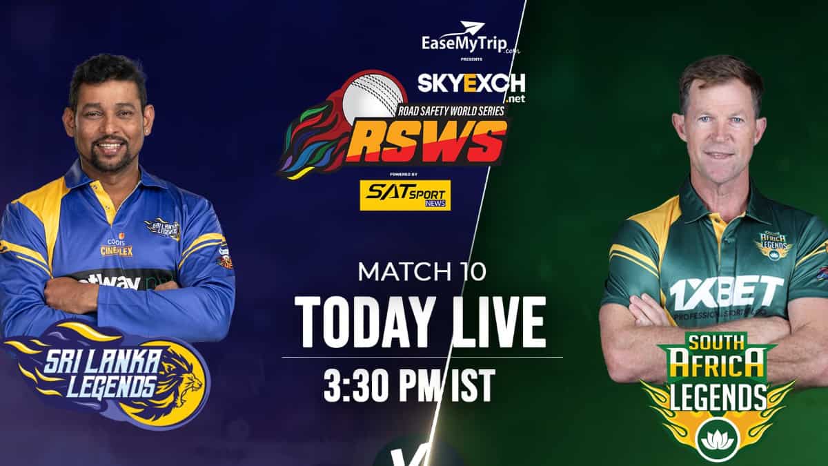 SL-L vs SA-L, Road Safety World Series 2022 When and where to watch Sri Lanka Legends vs South Africa Legends Live