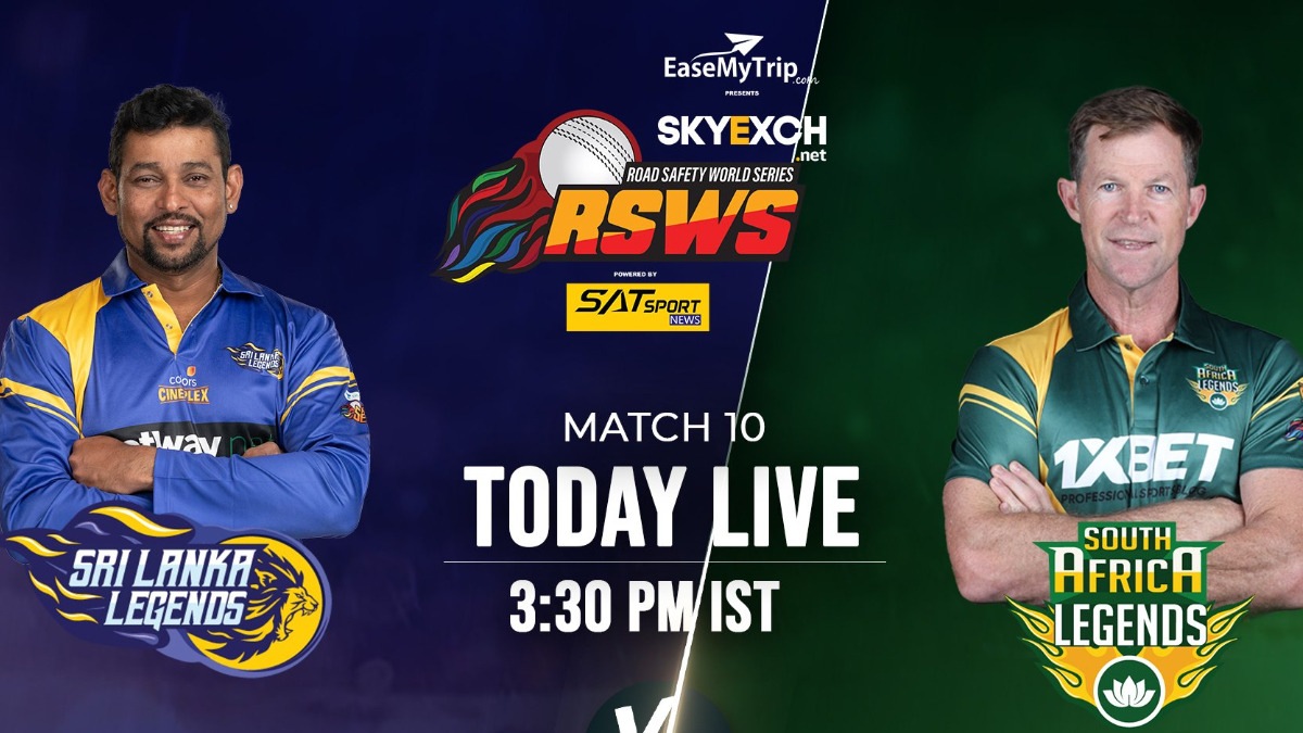 SL-L vs SA-L, Road Safety World Series 2022: When and where to watch Sri Lanka Legends vs South Africa Legends Live