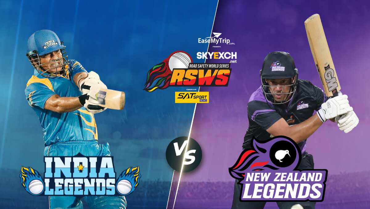 Road Safety World Series When and where to watch India Legends vs New Zealand Legends Live