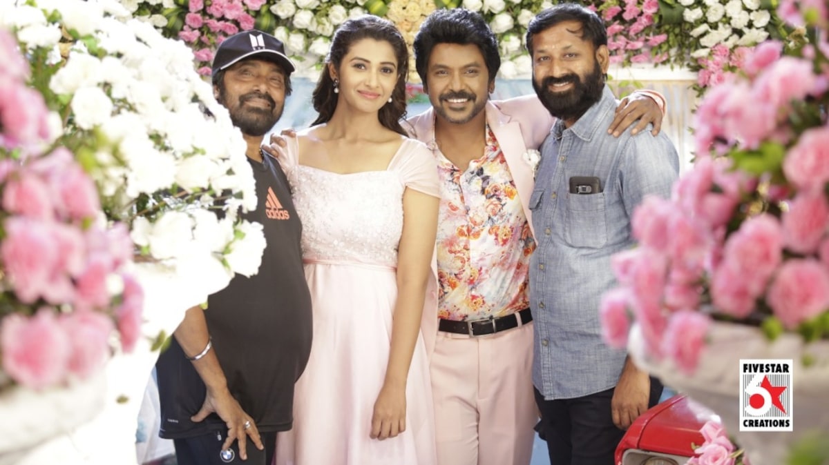 Lawrence and Priya Bhavani Shankar shake a leg to the remix version of popular song Paadatha Paattellam