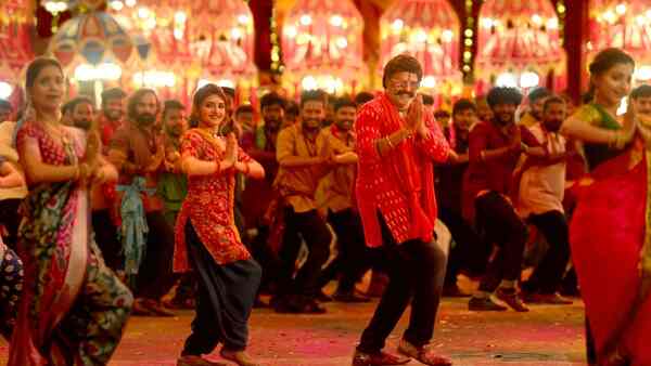 Bhagavanth Kesari: Balakrishna, Sreeleela’s energetic moves are the USP of Ganesh anthem