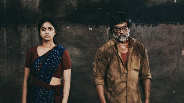 Keerthy and Selva in a still from the film