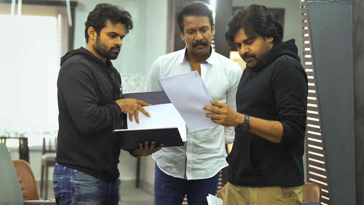 Pawan Kalyan, Sai Dharam Tej’s Vinodhaya Sitham remake goes on floors, to be produced by four banners