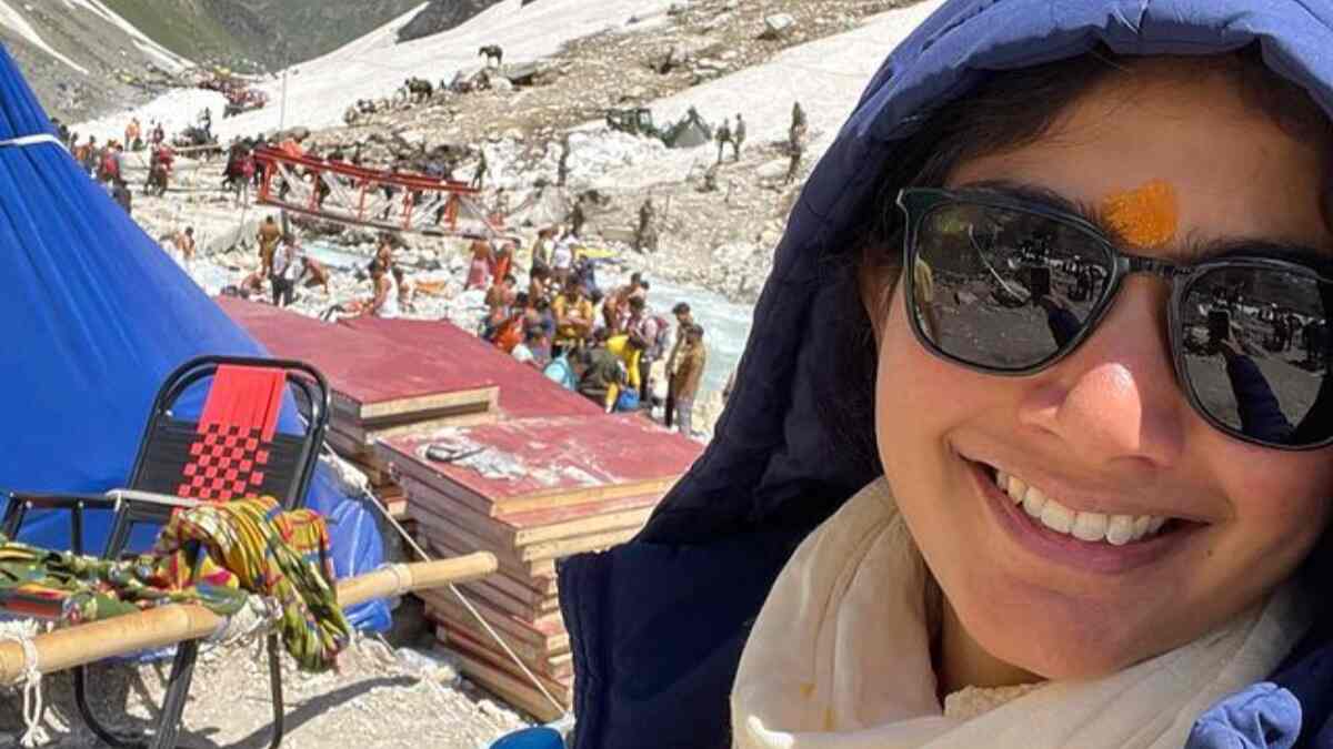 Gargi actress Sai Pallavi embarks on a pilgrimage to Amarnath