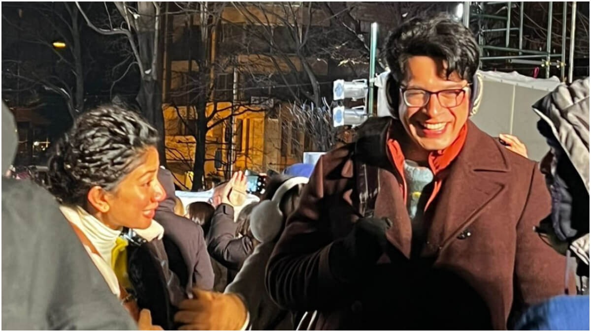 Junaid Khan and Sai Pallavi shoot at Sapporo Snow Festival; leaked pictures go viral