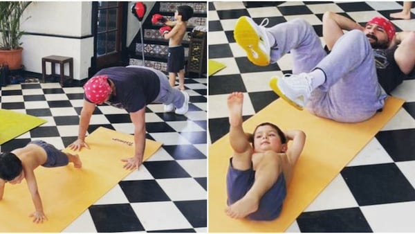 Kareena Kapoor Khan’s Yoga Day post ft. Saif Ali Khan and Jeh is too cute to miss; SEE PIC