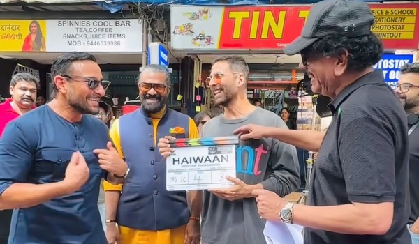 Akshay Kumar begins shooting for Priyadarshan's Haiwaan with Saif Ali Khan; Trio's fun banter captures fans' hearts | Watch