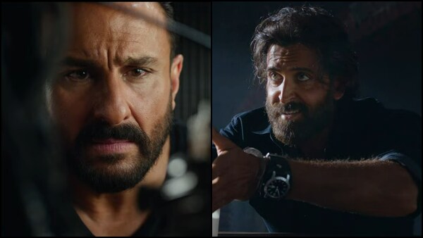 Vikram Vedha teaser: Saif Ali Khan and Hrithik Roshan indulge in a thrilling cat-and-mouse chase