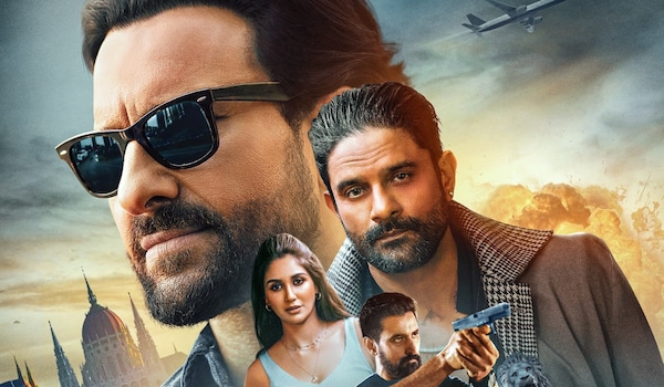Saif Ali Khan, Jaideep Ahlawat, Nikita Dutta, and Kunal Kapoor in Jewel Thief