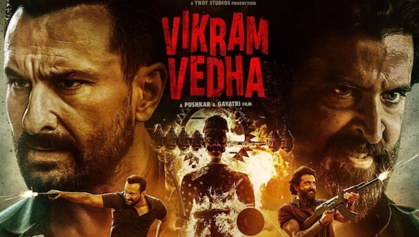 Vikram Vedha trailer Twitter reactions: Netizens call it a blockbuster, fans love Hrithik Roshan as the antagonist