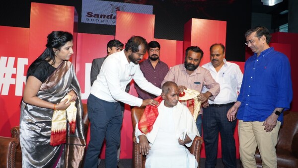 Sainath Founder Hyderabad Talkies with Ilaiyaraaja