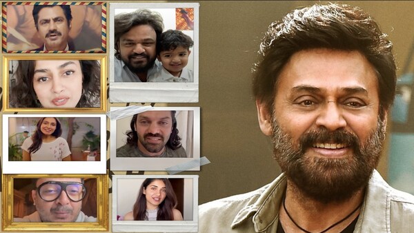 Saindhav team conveys birthday wishes to Venkatesh over a video, shares excitement to work in his 75th film