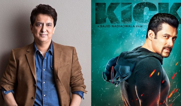 Sajid Nadiadwala (L) and Salman Khan in Kick (R)